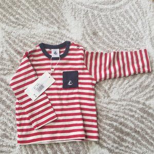 NWT Petit Bateau Boy/Unisex shirt